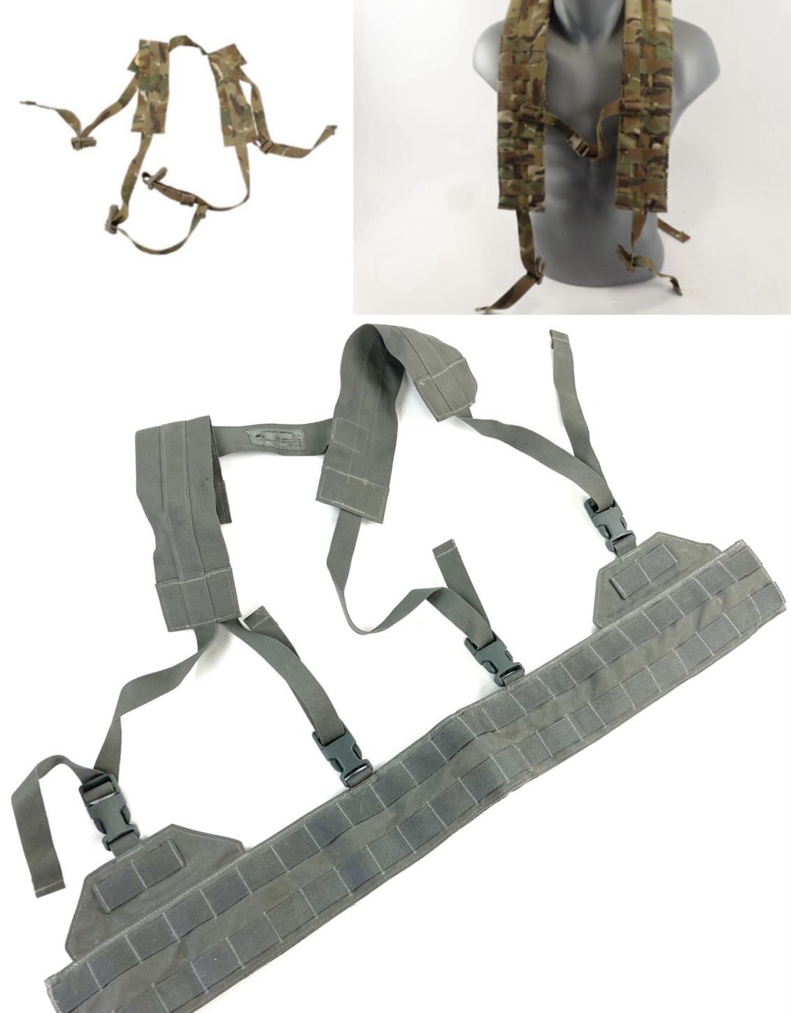 eagle industries h gear 3 piece system war belt suspenders and vest multicam fr