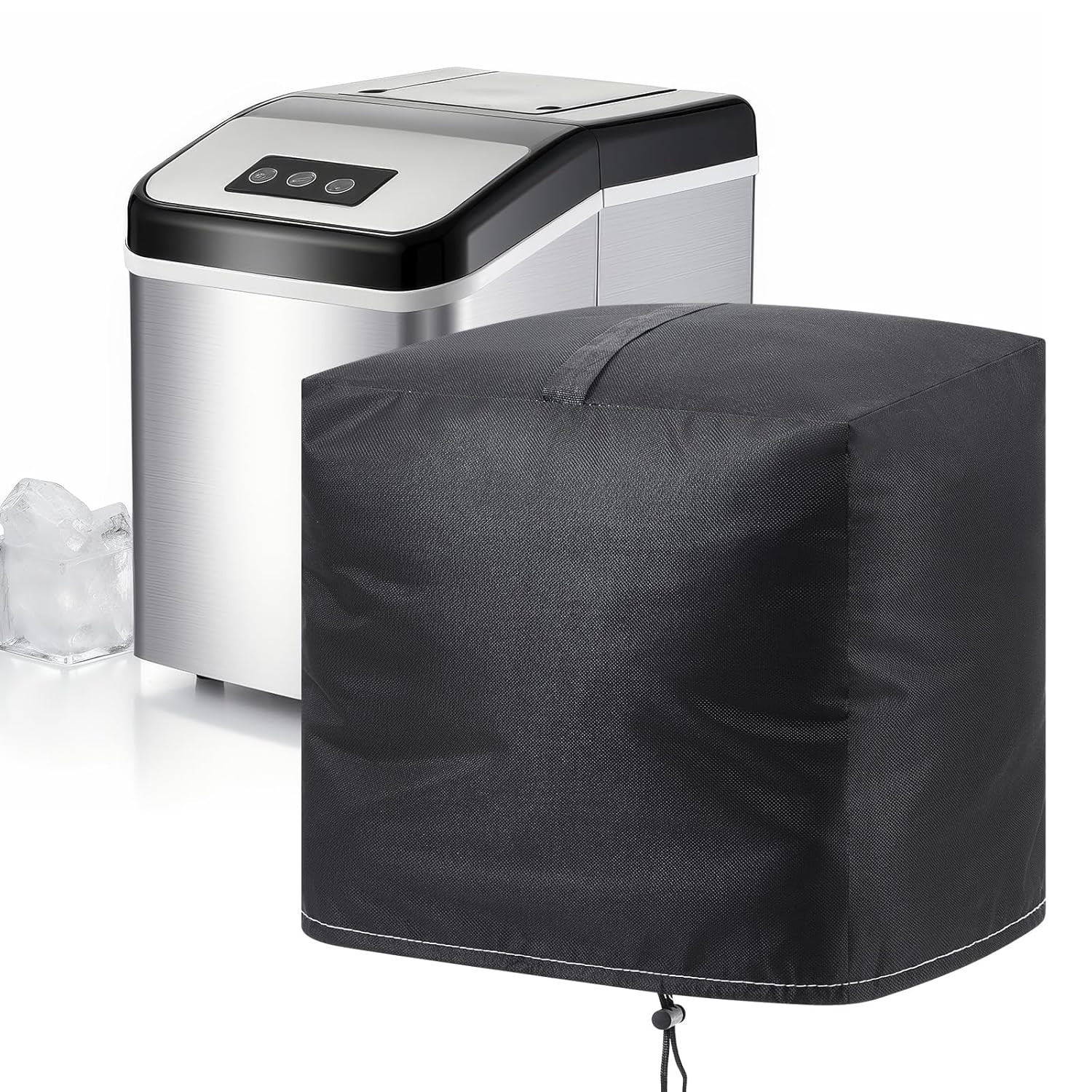 Ice Maker Cover Bag 13" X 9" X 13" 600D Oxford Fabric Heavy Duty Heat Resistant