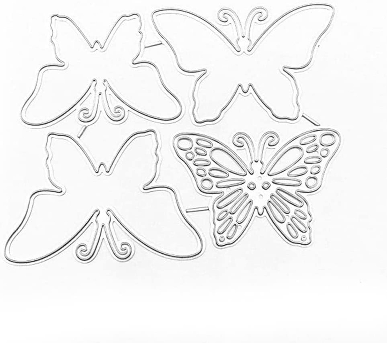 1Pc Butterfly Die Cuts for Card Making, Strip Frame Cutting Dies for Card Mak...