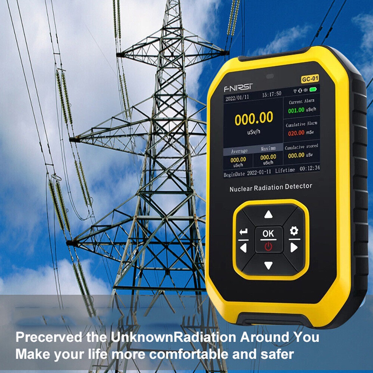 Digital *LCD Geiger Counter Nuclear Radiation Detector β γ X-Ray Test Meter Tool