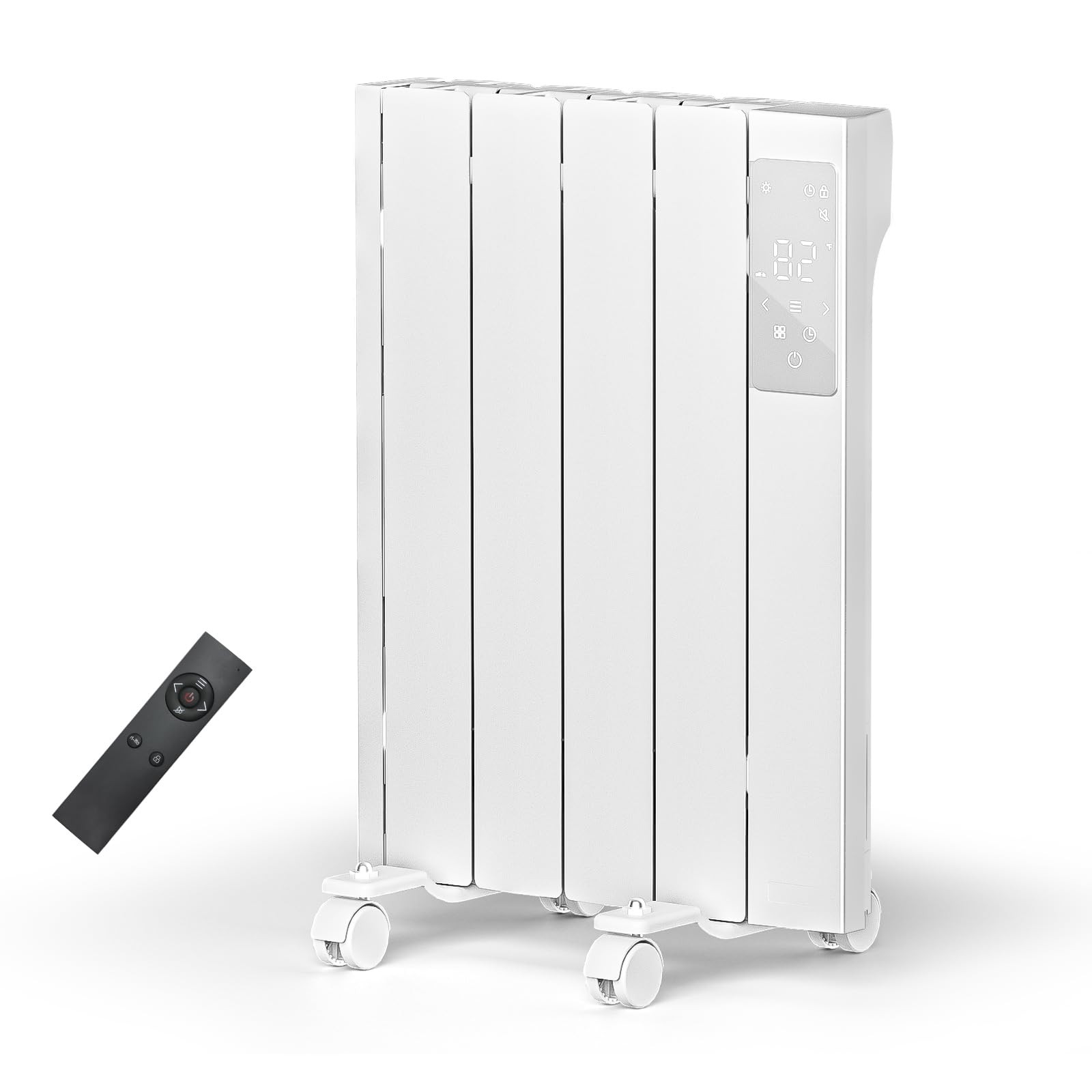 800w Convection Heater-Wall Panel Heater-Heater for Indoor Use, Quiet Fan-les...
