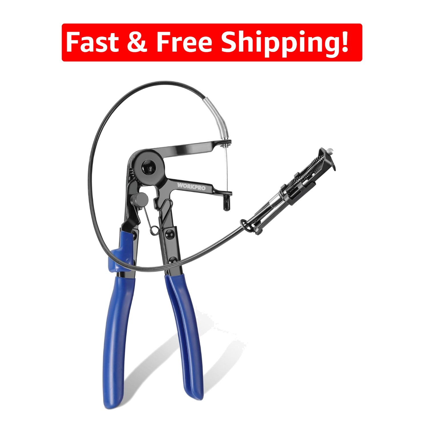 27” Hose Clamp Pliers with Ratchet Lock - Perfect for Automotive Repairs