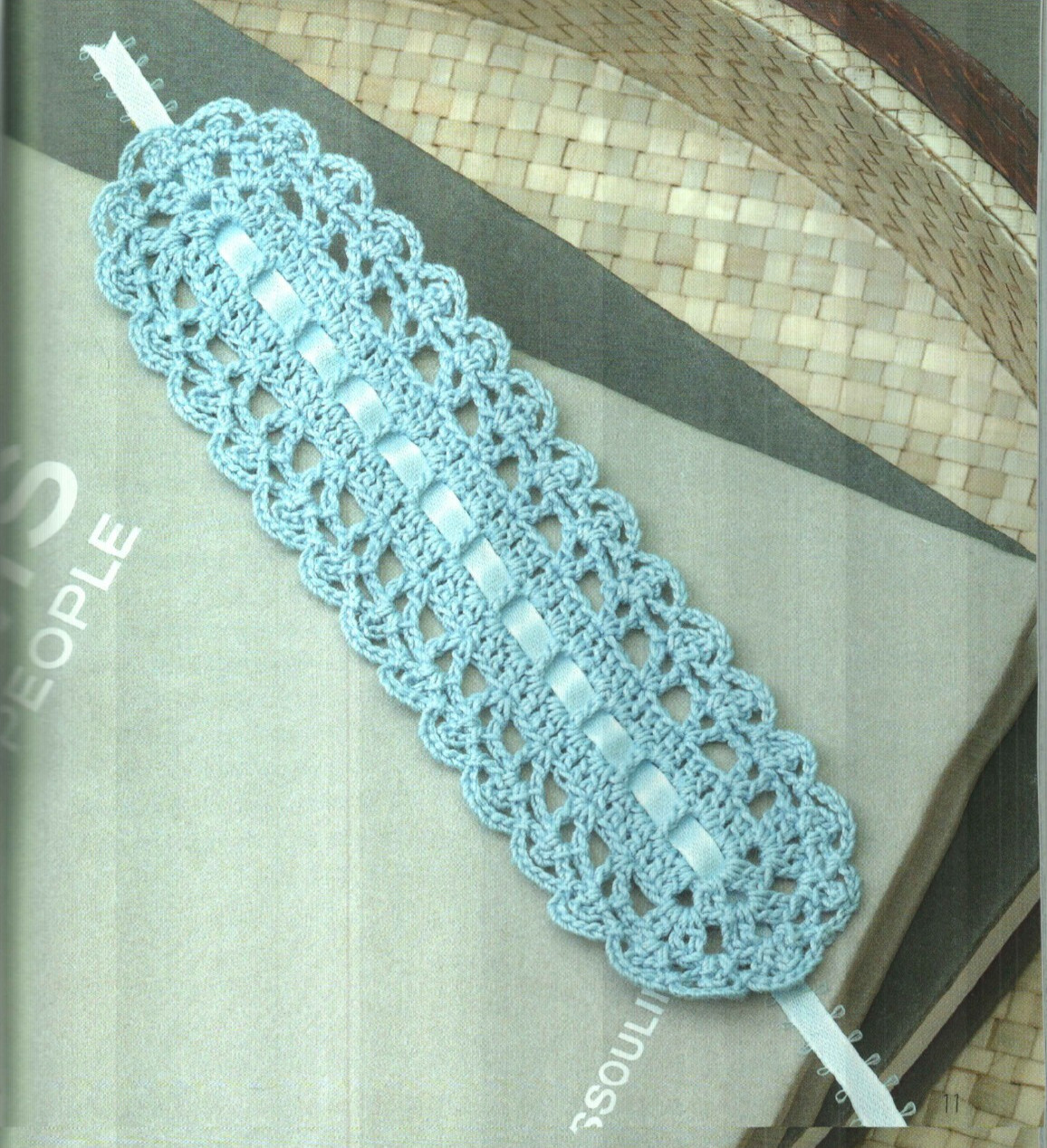 USED THREAD BOOKMARKS 10 CREATIVE DESIGNS DIGEST SIZE CROCHET PATTERN BOOK