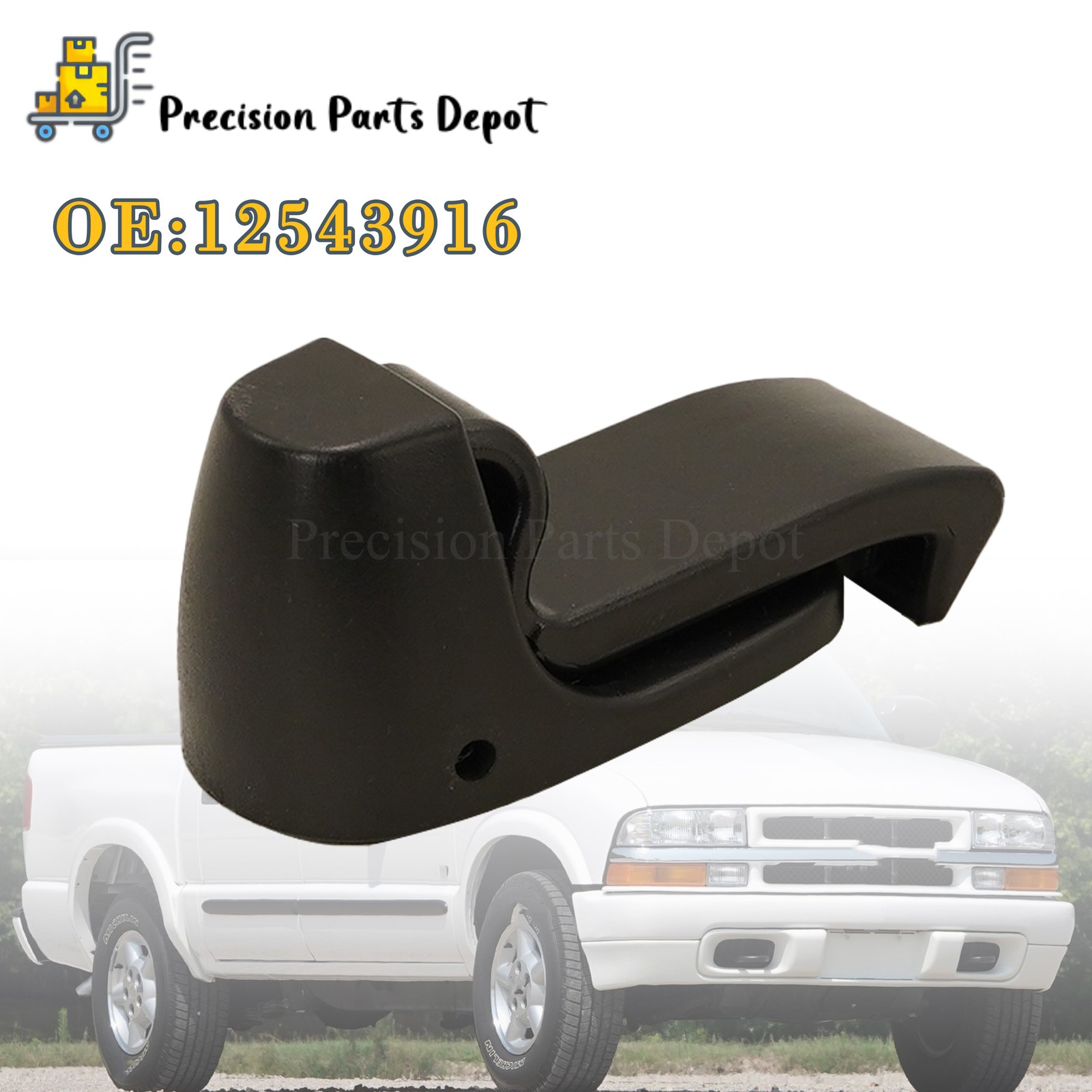 For 1994-2004 Chevrolet S10 GMC Sonoma Sliding Glass Latch Rear