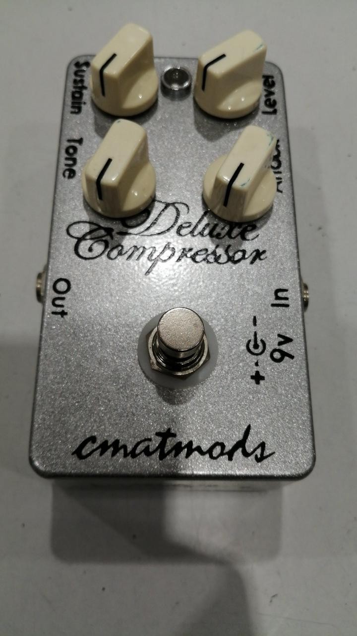 CMATMODS DELUXE Compressor Guitar Effects Pedal Used