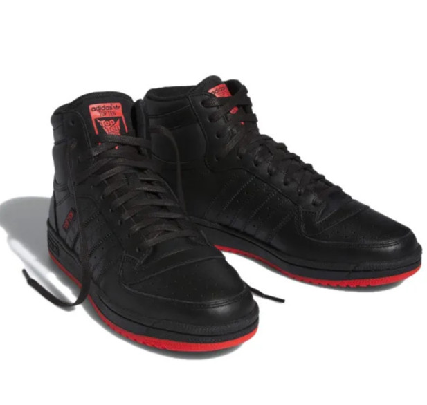 ADIDAS TOP TEN RB Black Red BRED Mens US Size 11 Sneakers Shoes RARE New 🔥