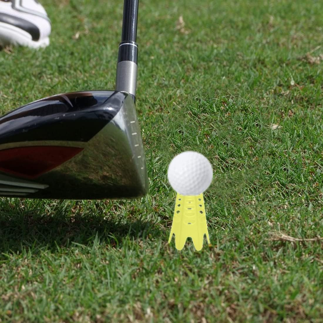 Plastic Golf Simulator Tees for Indoor Outdoor Practice Driving Range Mats
