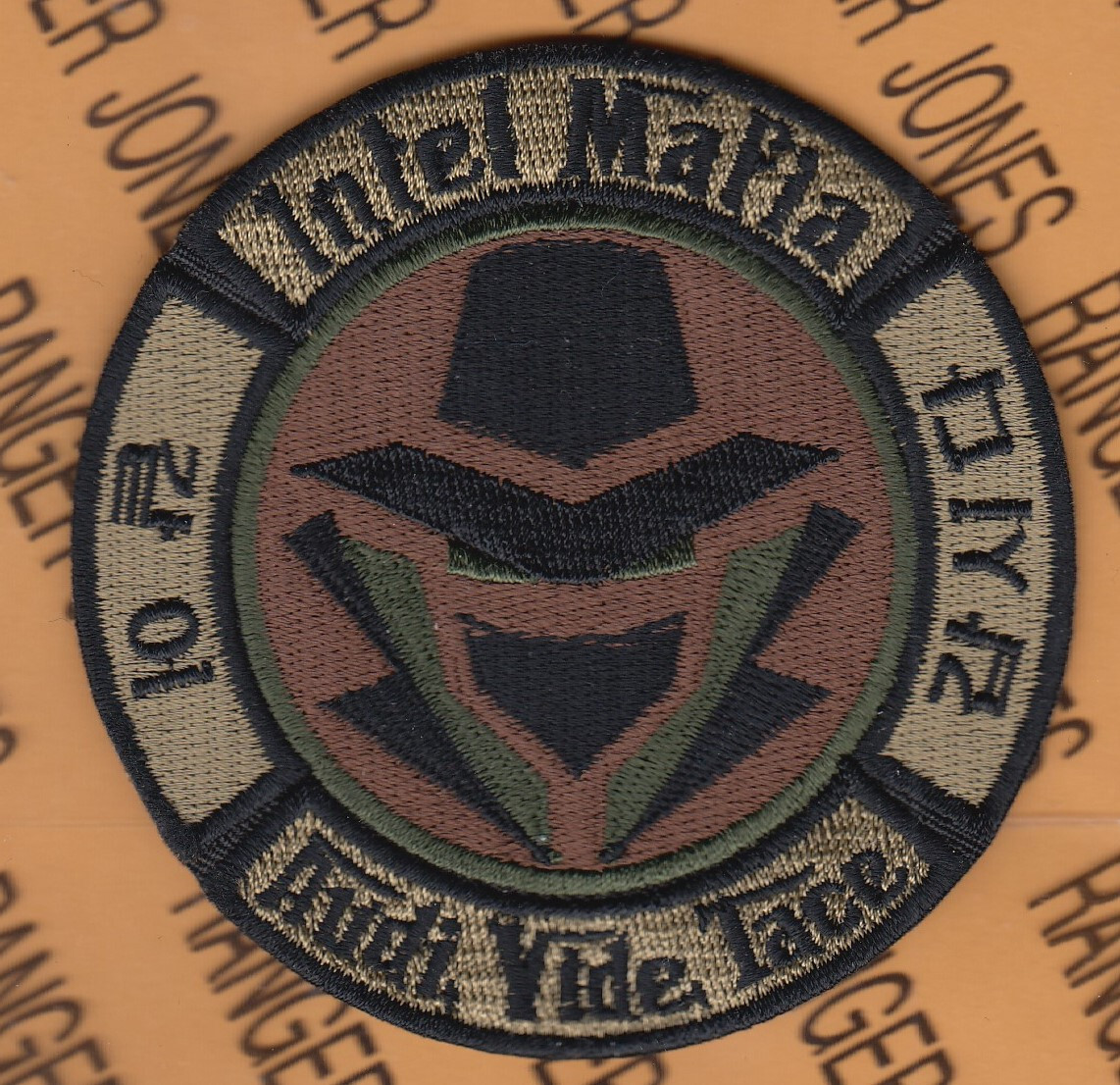USAF Air Force Intelligence Mafia 3.5" OCP NO HOOK patch c/e