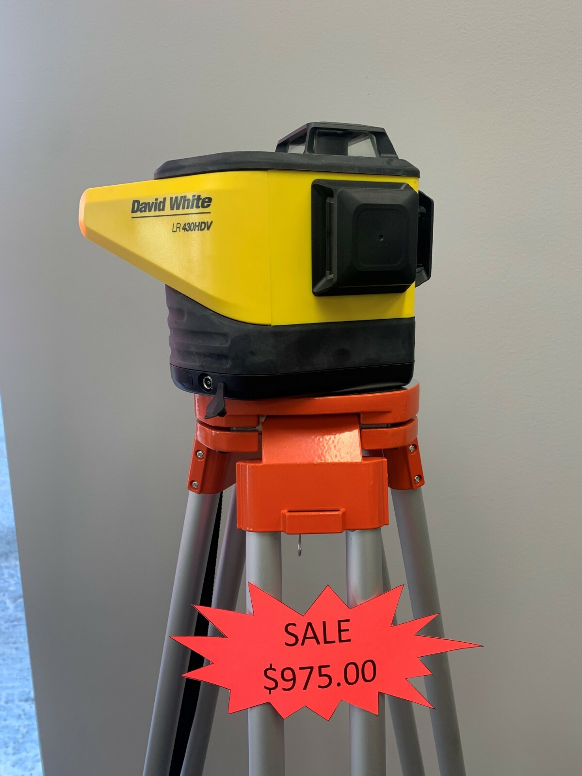 David White LR 430HDV Construction Rotary Laser Level