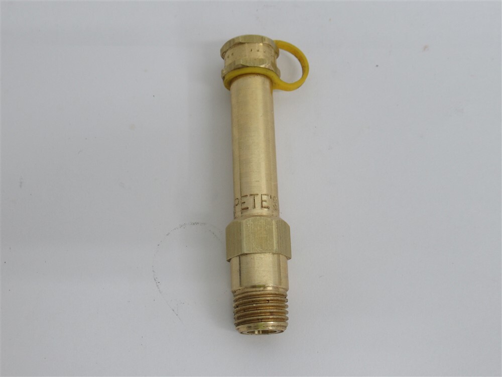 Petes Plug 1/4" MNPT x 3" Long Temperature Pressure