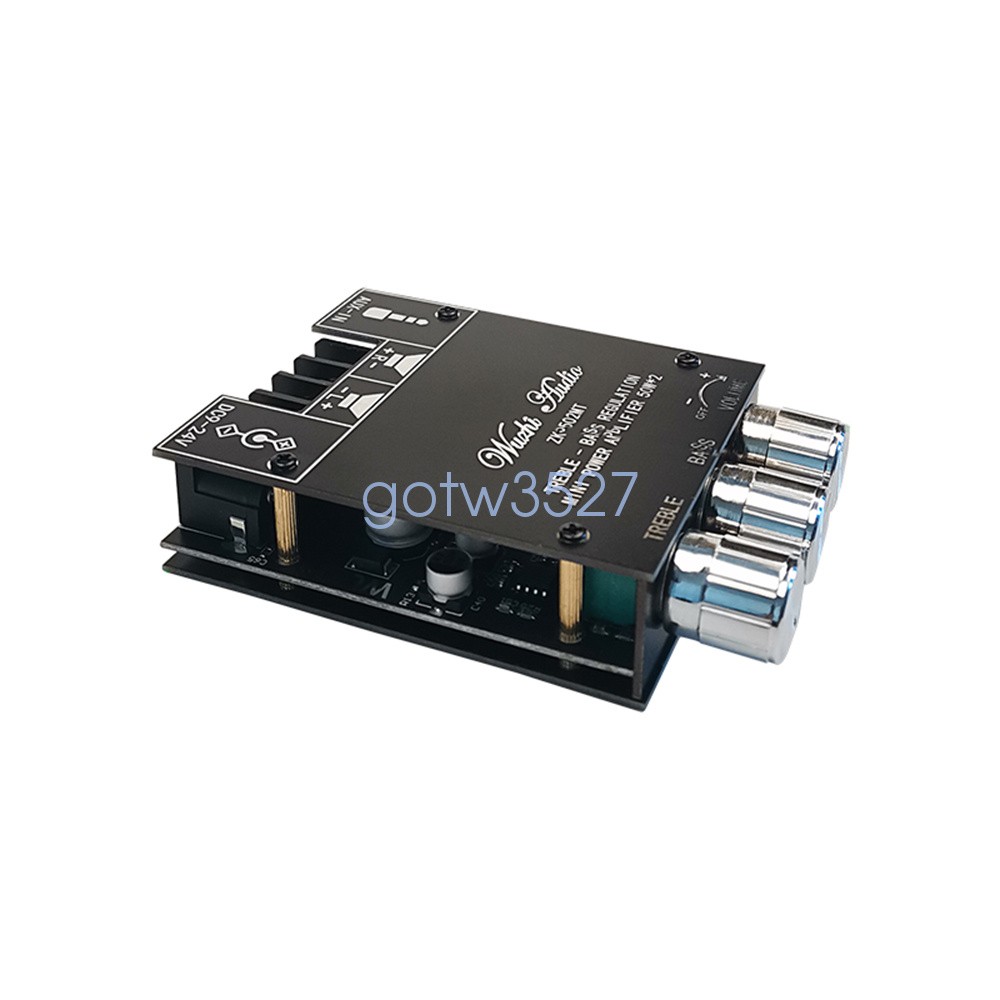 502MT 50Wx2 Bluetooth Audio Amplifier Module with Tone Control 2-Channel Stereo
