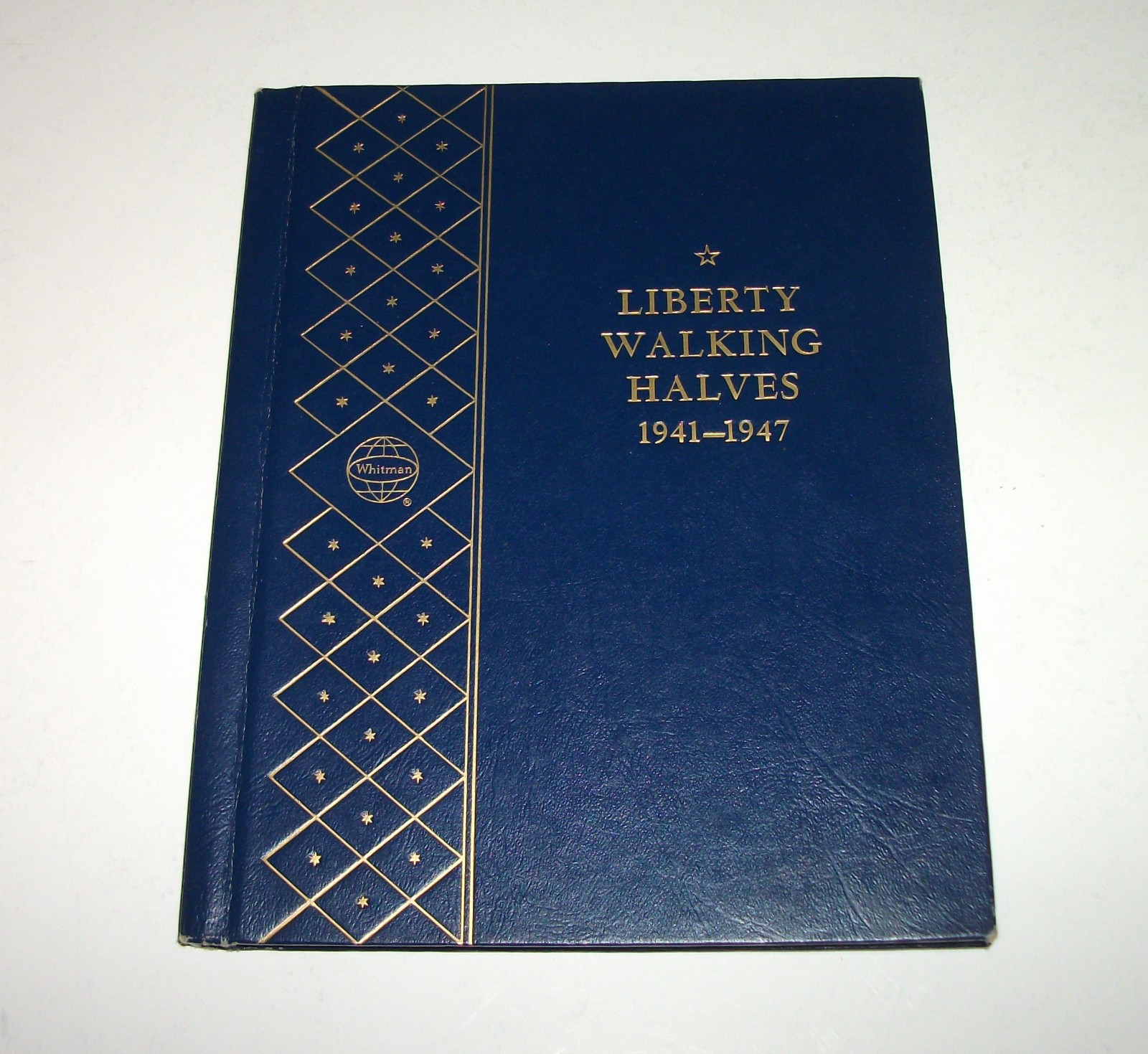 Whitman Liberty Walking Halves Album w/ 5 AU Coins