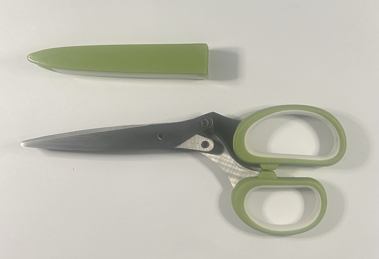 NEW Herb Scissors 5 Blade Multipurpose Kitchen Shears w/ Herb Stripper & Cover