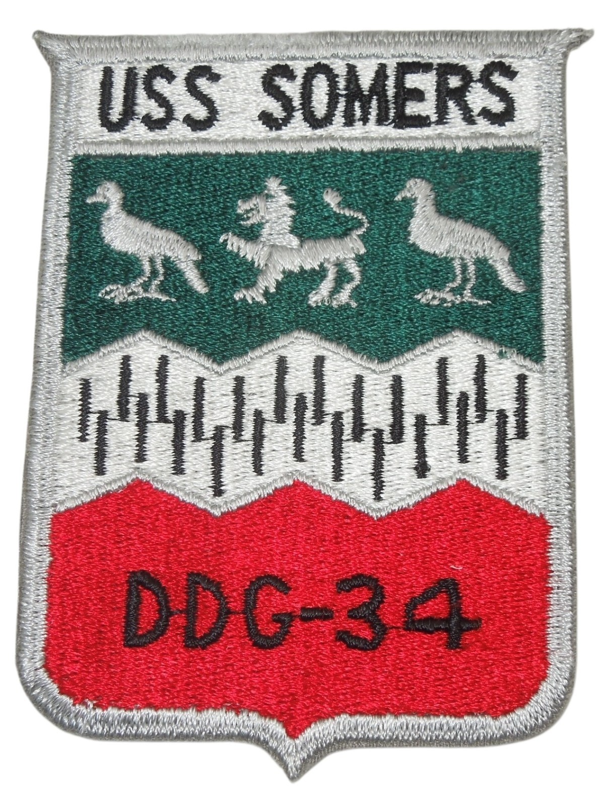 Orig Vietnam War US Navy USS Somers DDG-34 Guided Missile Destroyer Patch C98