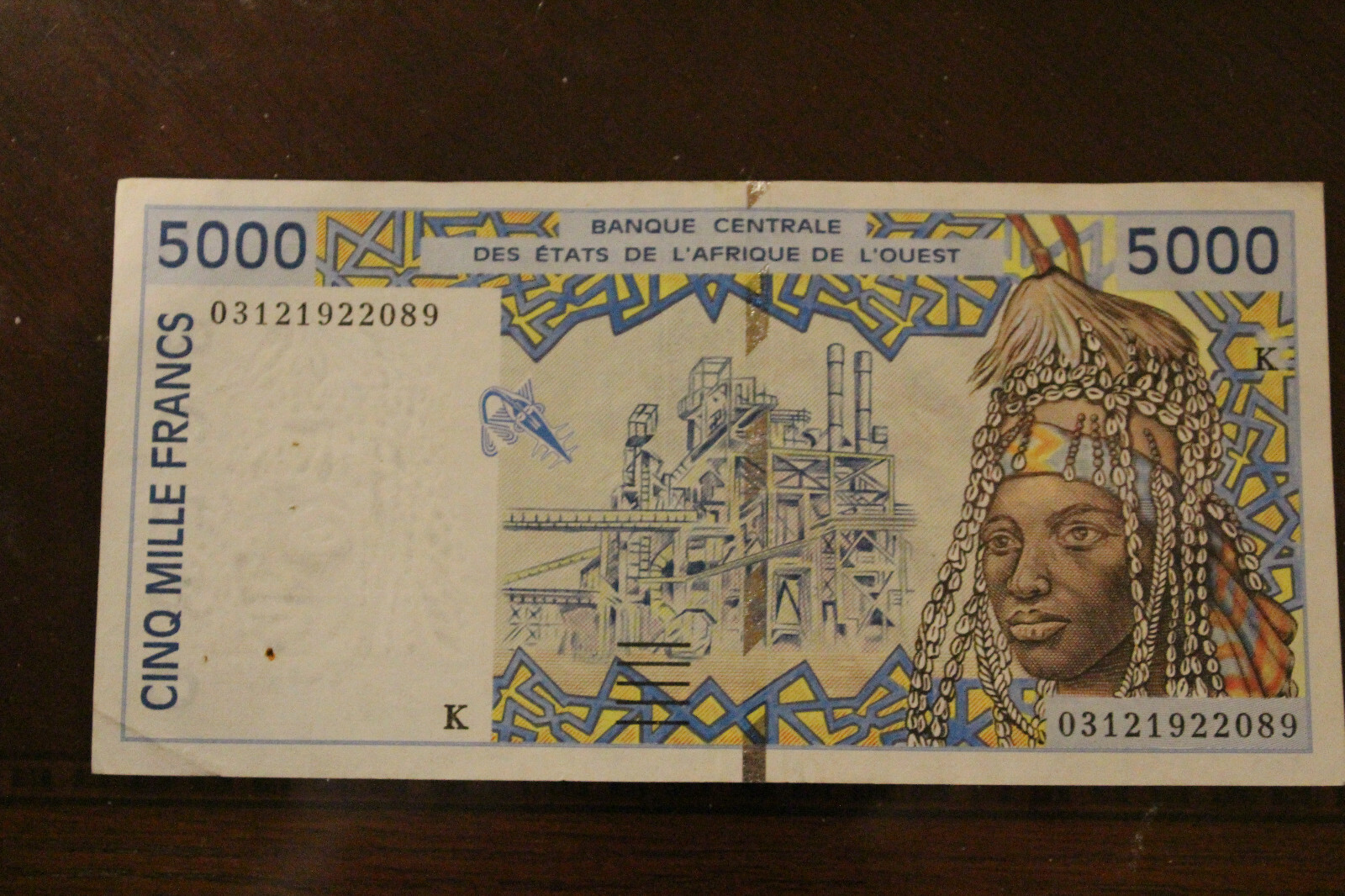 WEST AFRICAN STATES 5000 Francs
