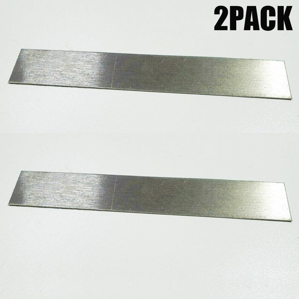 2PCS Pure Nickel Anode 6" x 1" Plating Bright Nickel Jewelry Rectifier US NEW