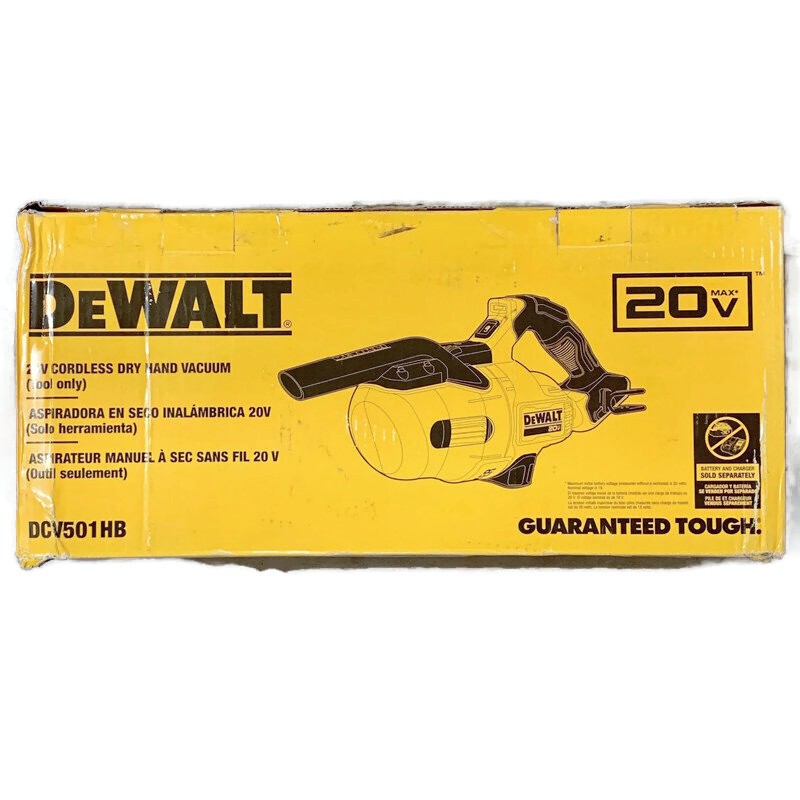 DEWALT DCV501HB 20V Cordless HEPA Dry Handheld 20 Volt Vacuum TOOL ONLY