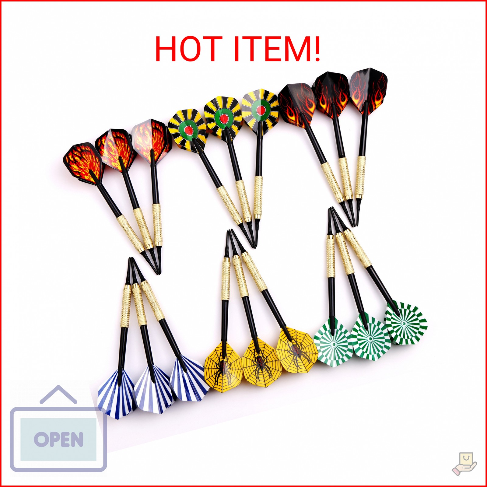 MaxMau Soft Tip Darts for Electronic Dartboard Plastic Point Dart with Standard