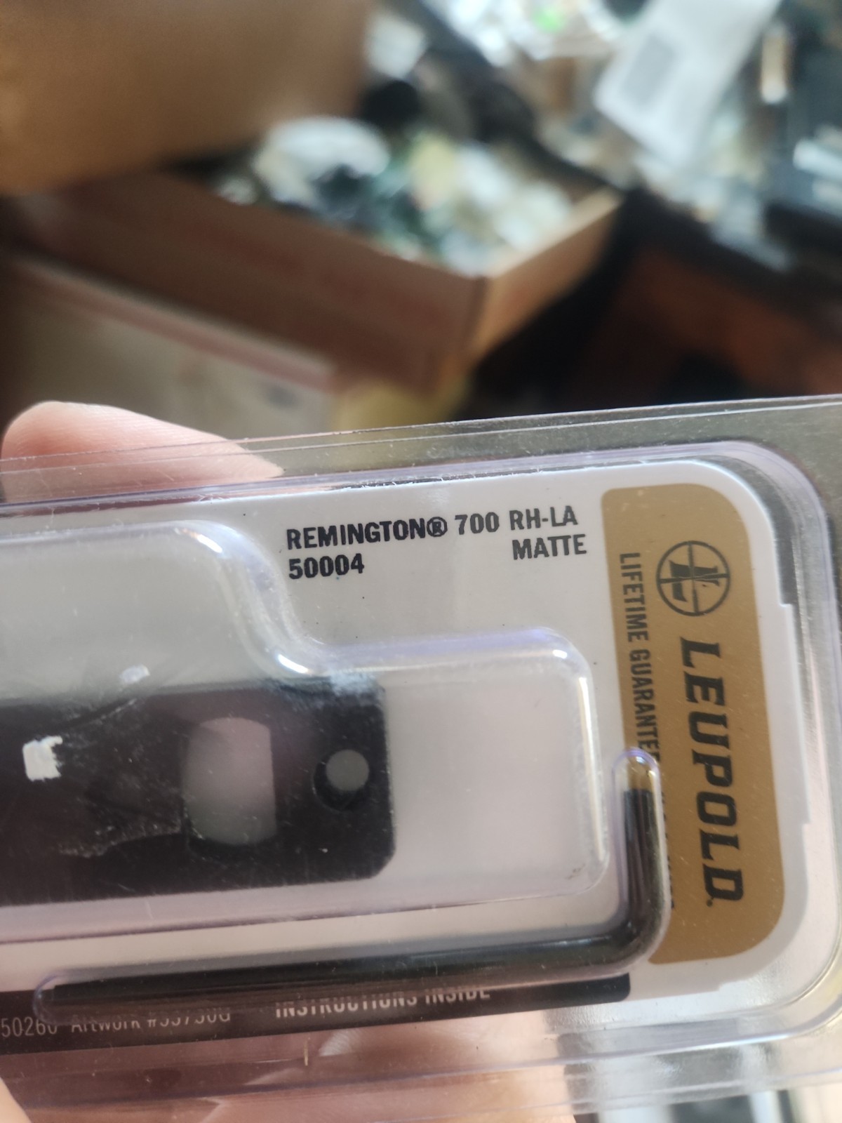 Leupold Std Scope Base Remington 700 RH-LA MATTE 50004