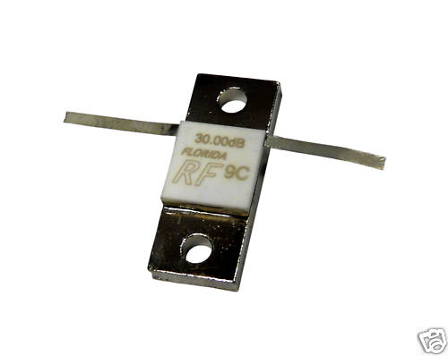 New 50 Watt Hybrid 30 dB 50 ohm Attenuator