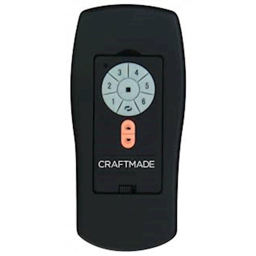 Craftmade 6-Speed Control, Up/Downlight/Reverse, Black - IDC2-REMOTE