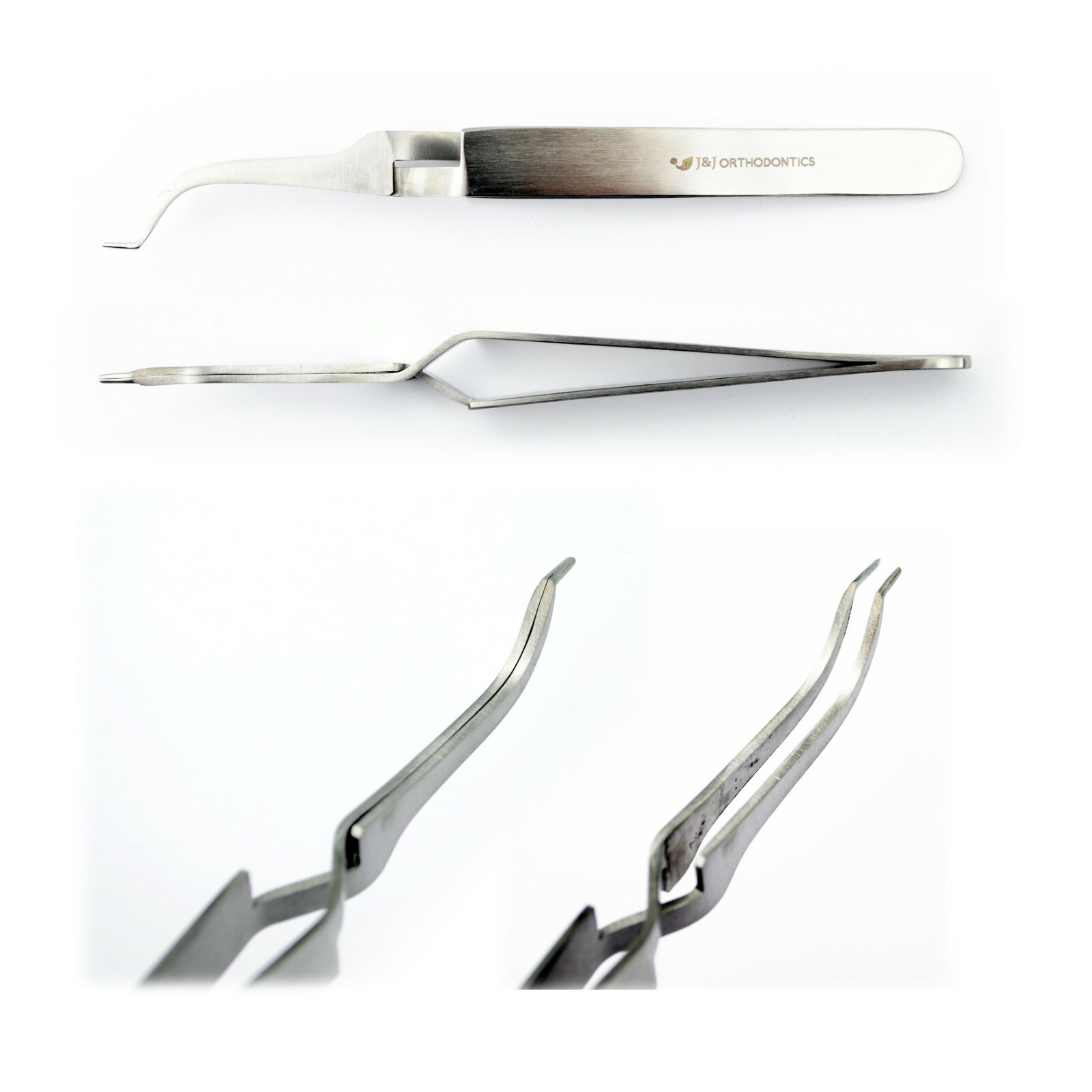 J&J Ortho J-400 Dental Orthodontic Slim Buccal Tube Placing Bonder Tweezer 135mm