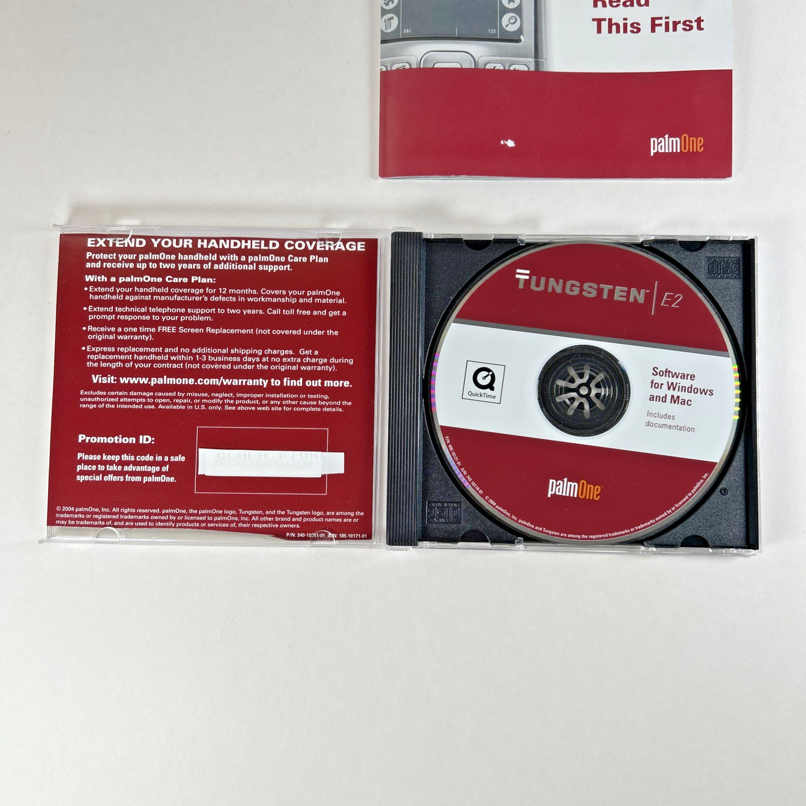 Palm One Tungsten E2 Software Installation CD for Windows & Mac (Vinatage PDA)