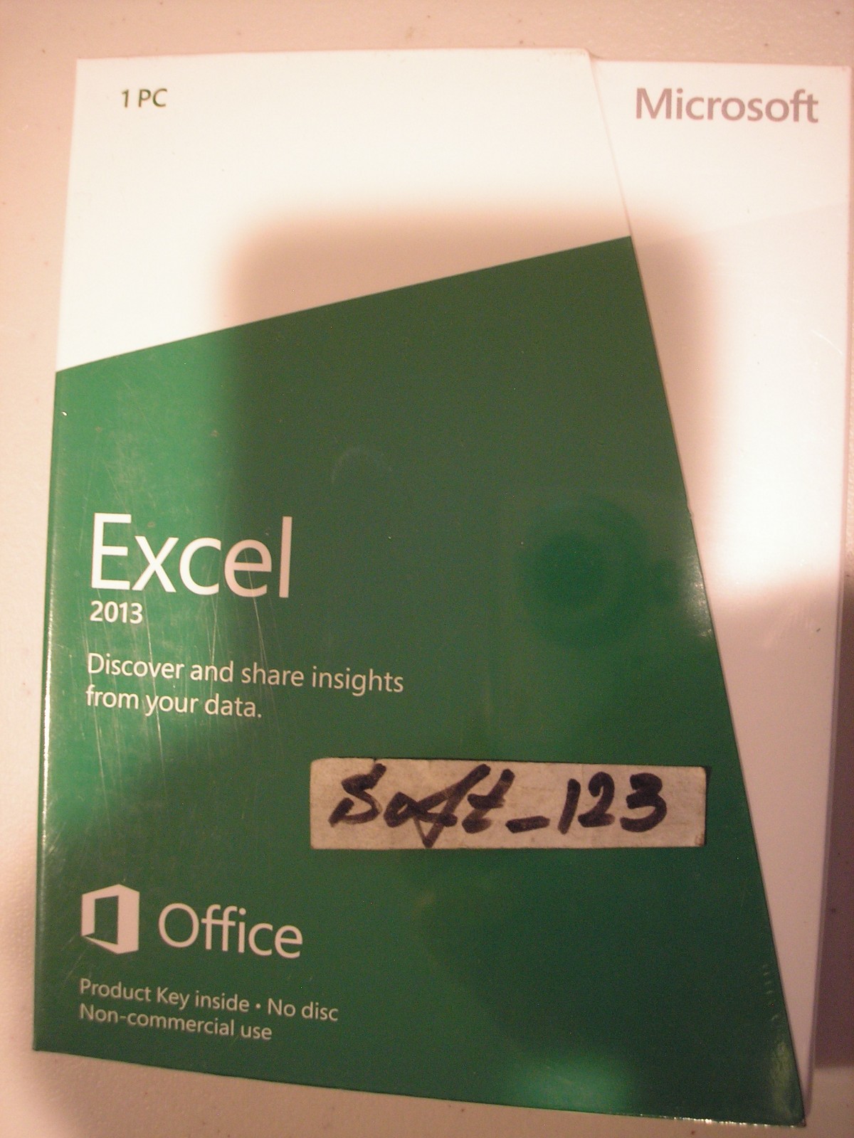 Microsoft Excel 2013 Product Key Card Full Retail Version for 2 PCs =SEALED BOX=