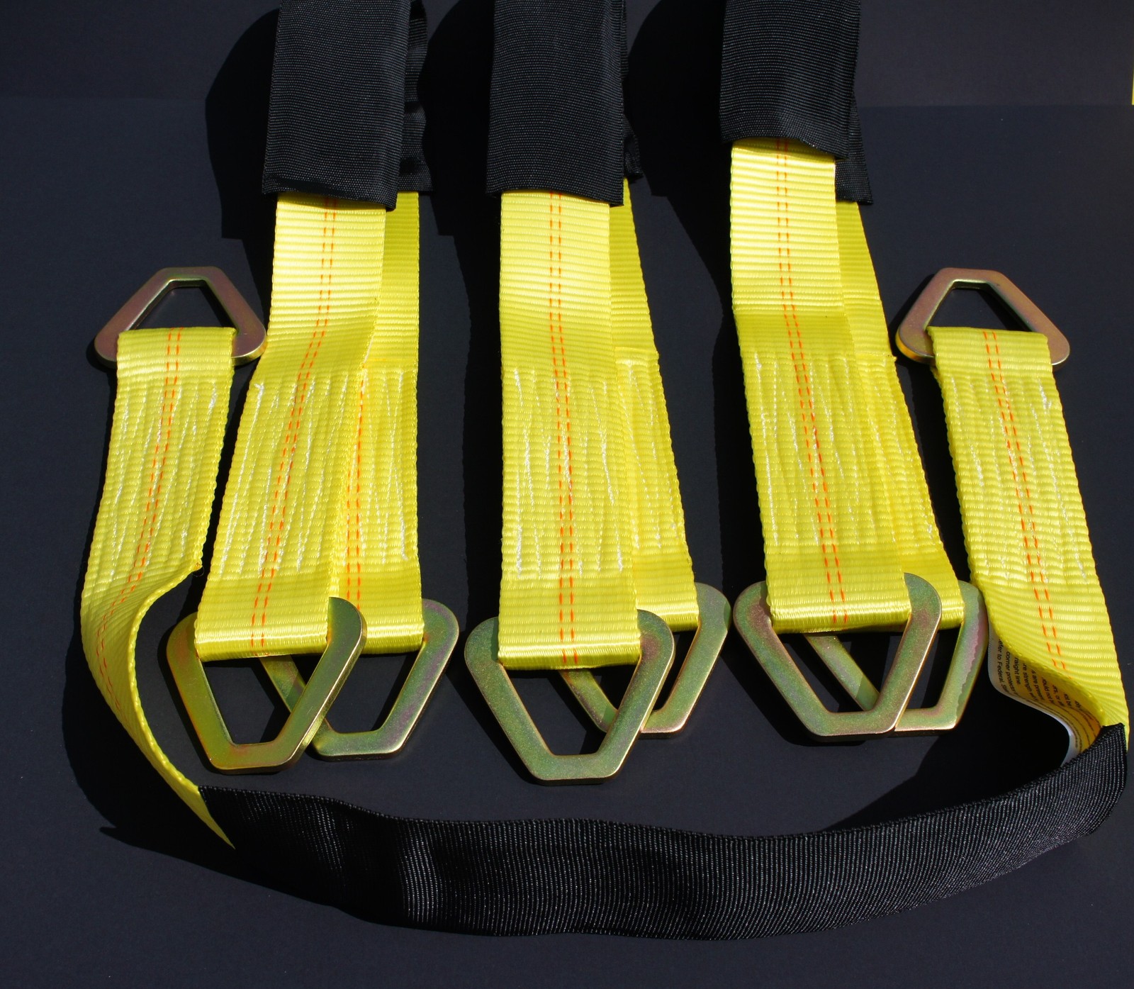 4 HD 33" Axle Straps Race Car Hauler Tow Truck Wrecker Wheel Tie Down Strap YL