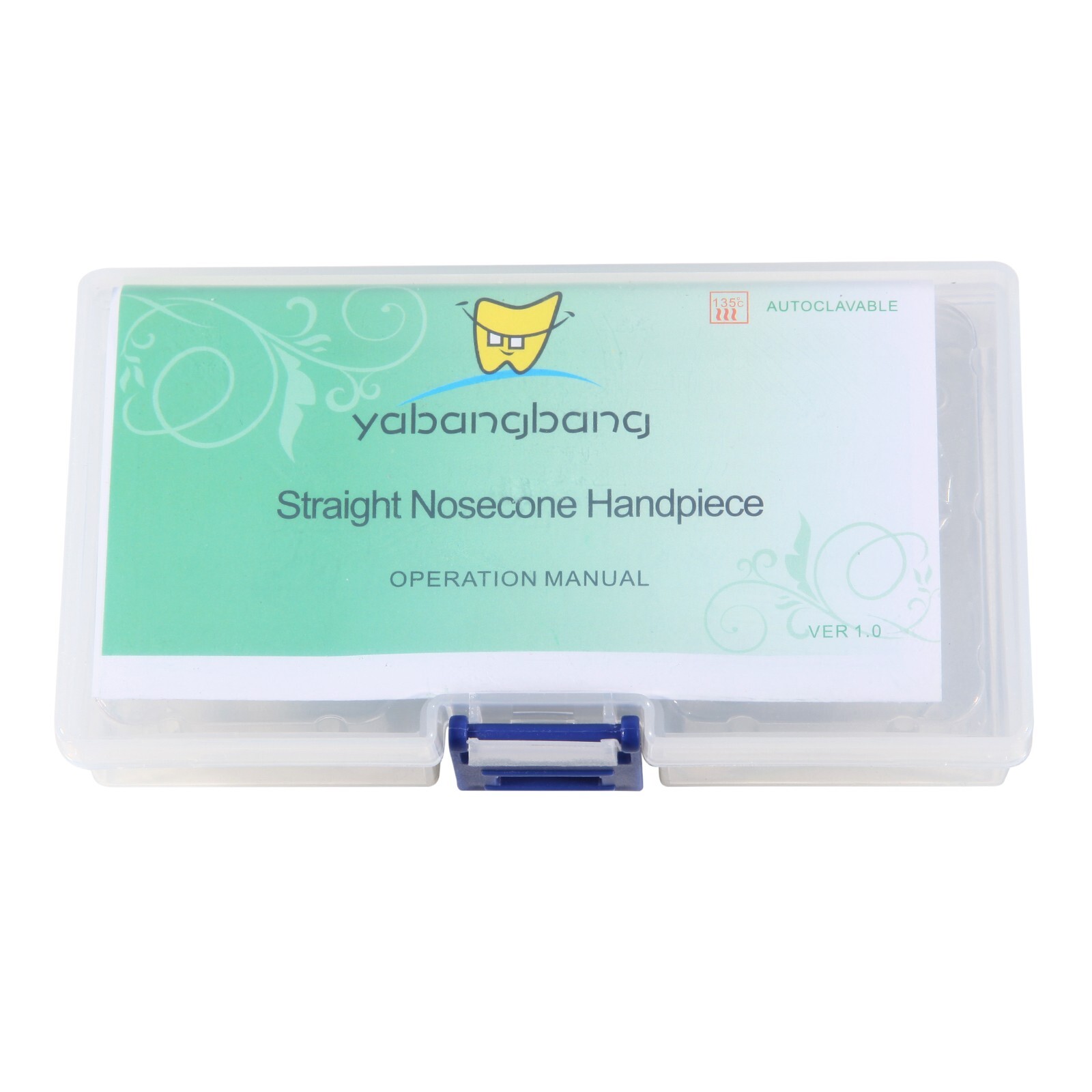 Surgical Dental Straight Handpiece 1:1 NoseCone External Irrigation Low Speed OR