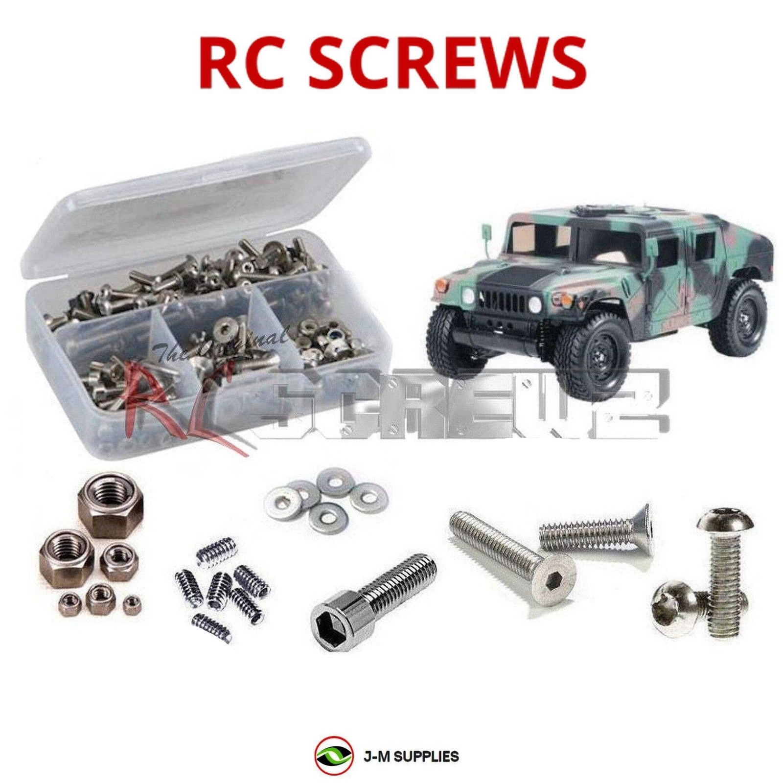 RCScrewZ Stainless Screw Kit tam249 for Tamiya AM General M1025 Hummer #58154