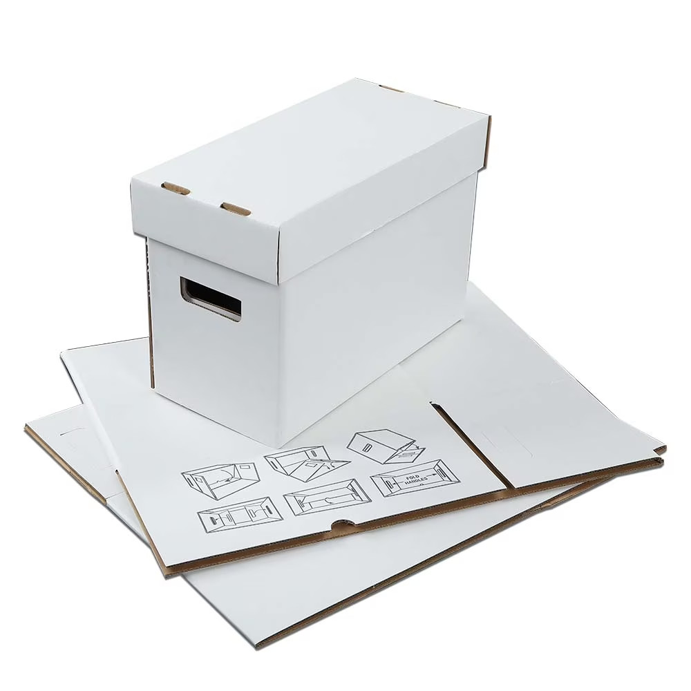 10PCS Comic Books Storage Boxes Short Holds 150-175 Stackable Durable Archive