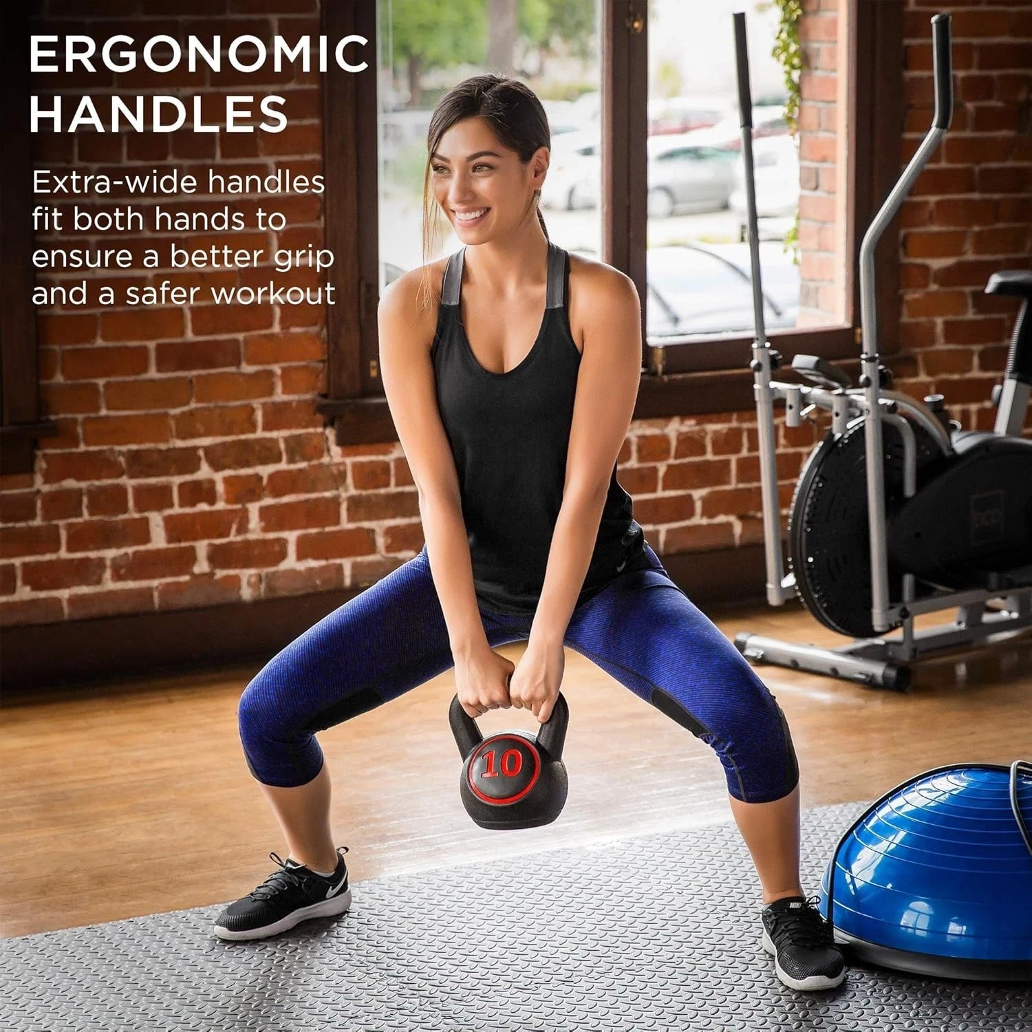 Versatile Exercise Kettlebell Set (5-15lb) with Storage Rack for Optimal Fitness
