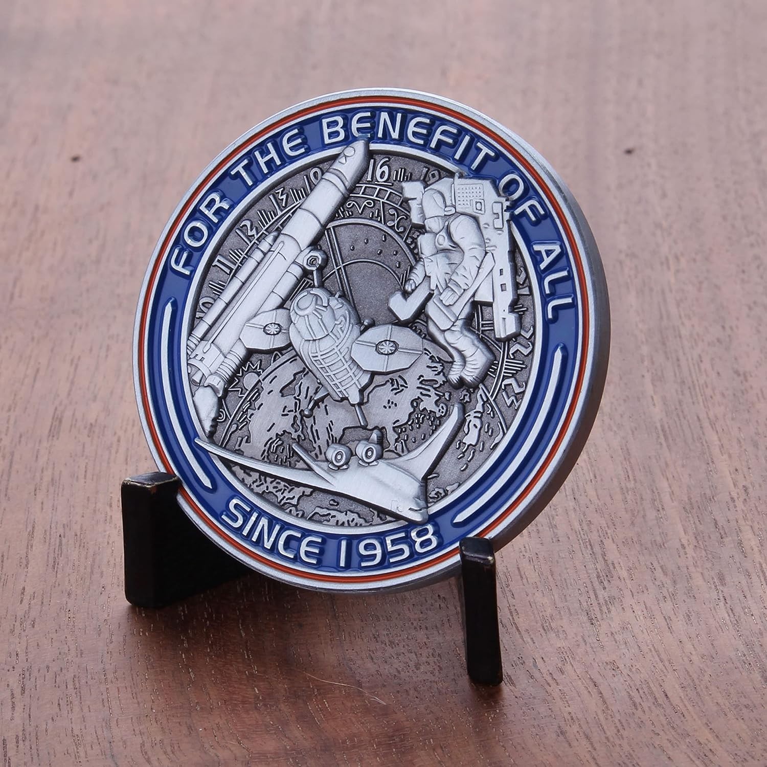NASA Logo Stars Challenge Coin