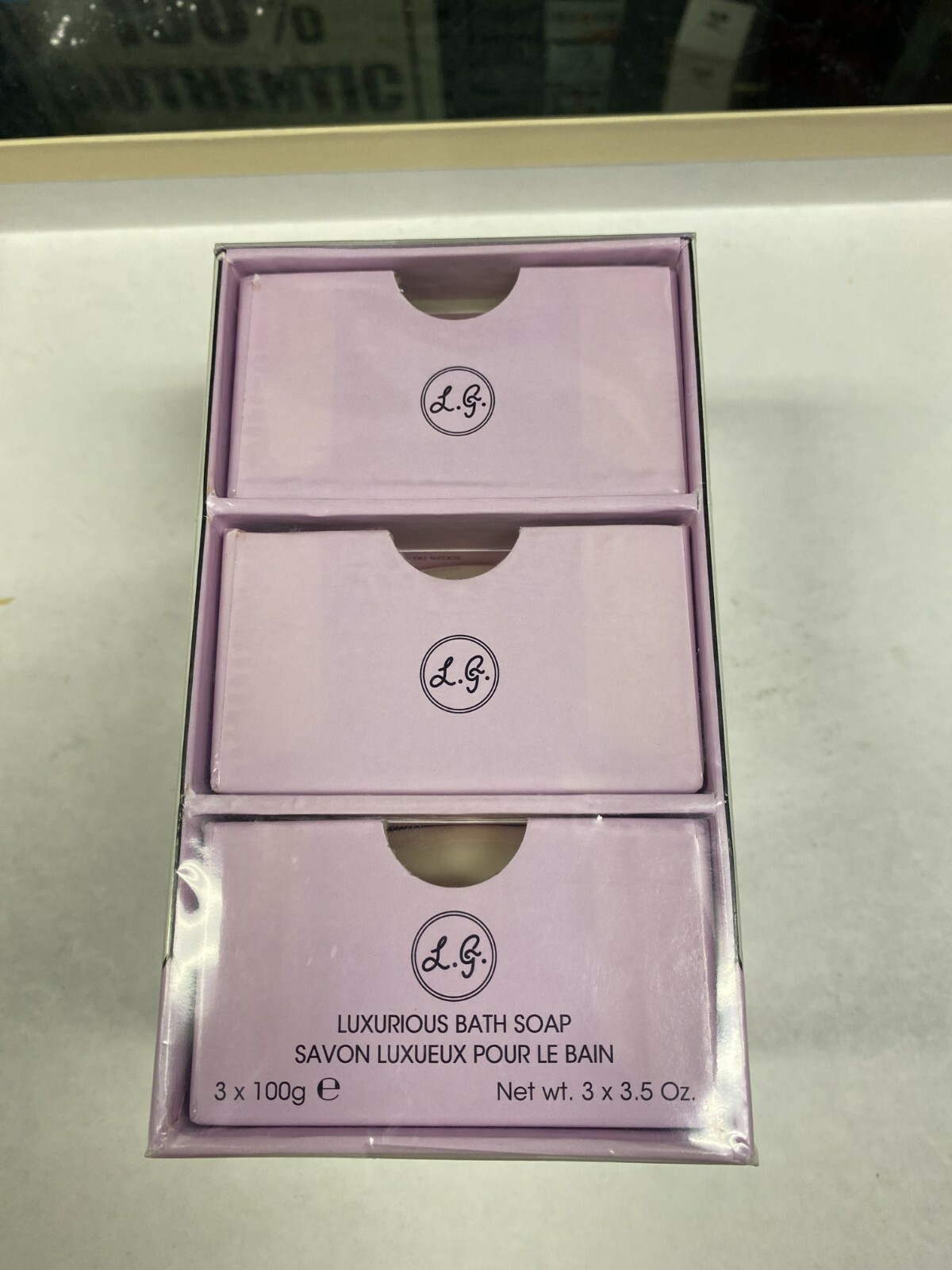 Luxurious Bath Soap Lulu Guinness 3 x 3.5 oz each