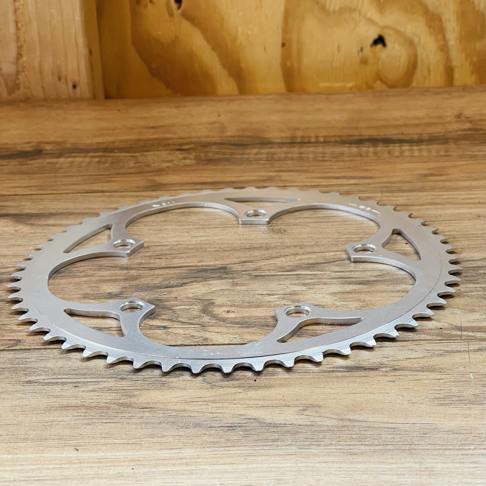 NOS SR Sakae 53 Tooth 130BCD Chainring Silver