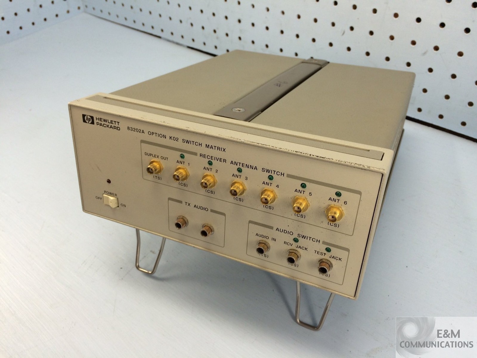83202A HP AGILENT OPT 040 MOTOROLA BASE STATION K02 SW MATRIX (D)