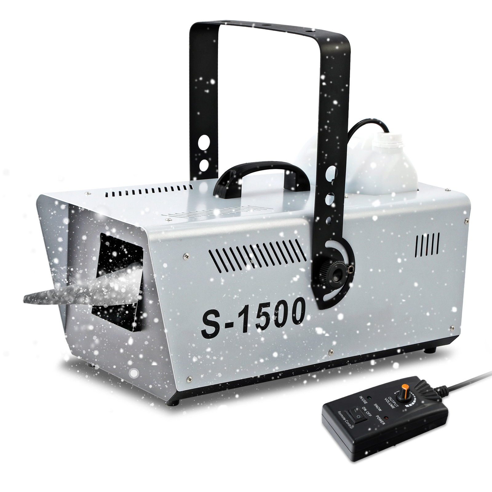 1500W Snow Machine Stage DJ Snow Flake Maker Effect Snowflake Machine Remote US