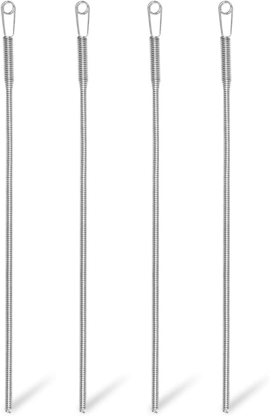 Spring Drawstring Threader,4Pcs Flexible and Elastic Drawstring Threader Tool DI