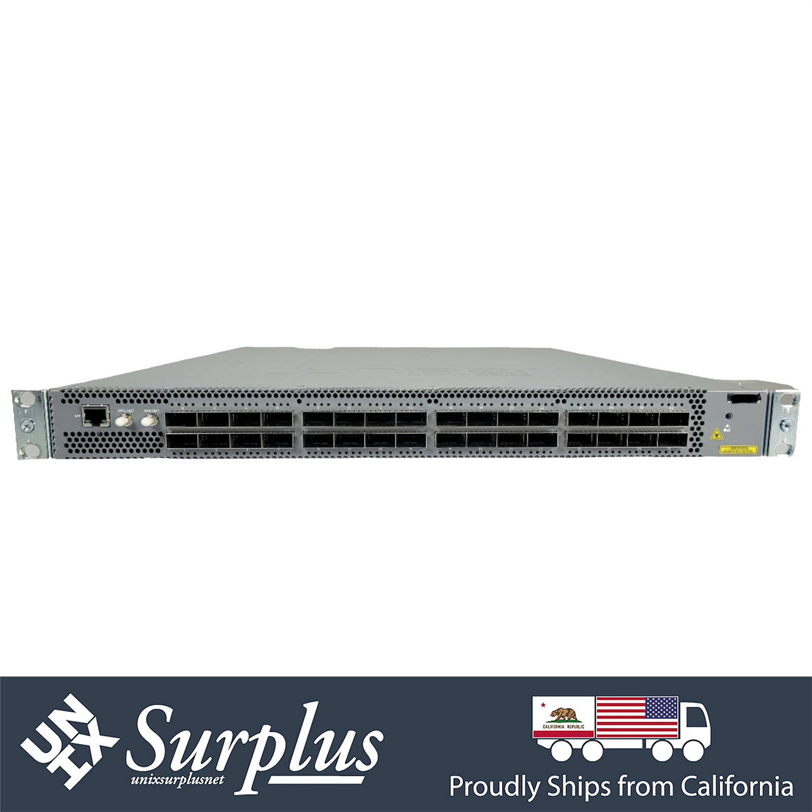 Juniper QFX5200-32C 32 Port 100Gigabit QSFP28 F2B 6.4 Tbps Switch 2x PSU
