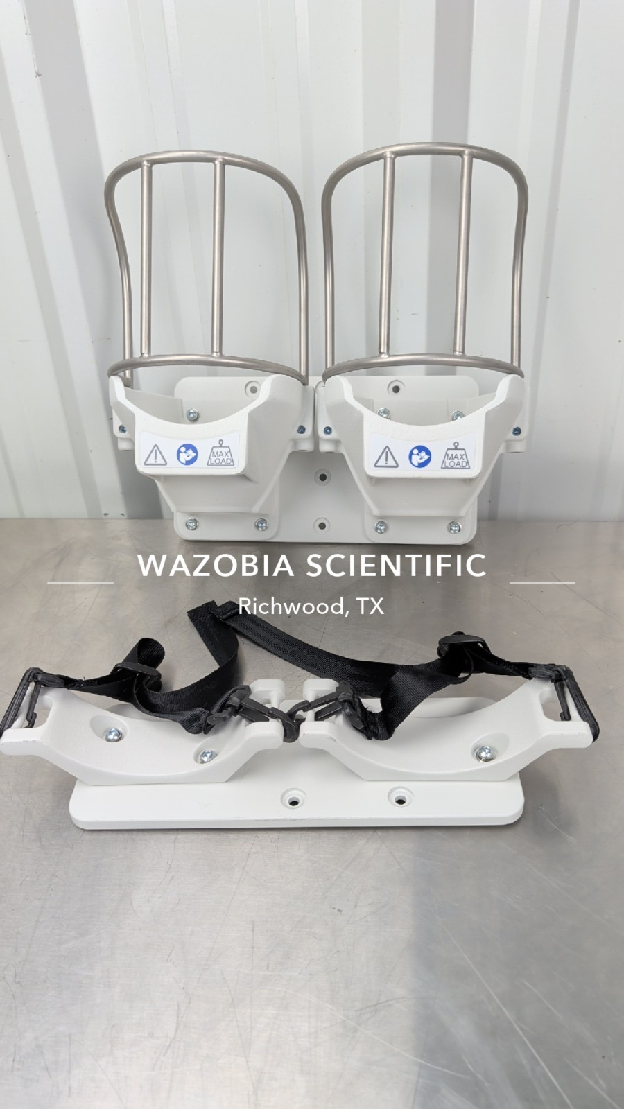 OLYMPUS WM-NP2  ENDOSCOPY EQUIPMENT CART CANISTER HOLDER
