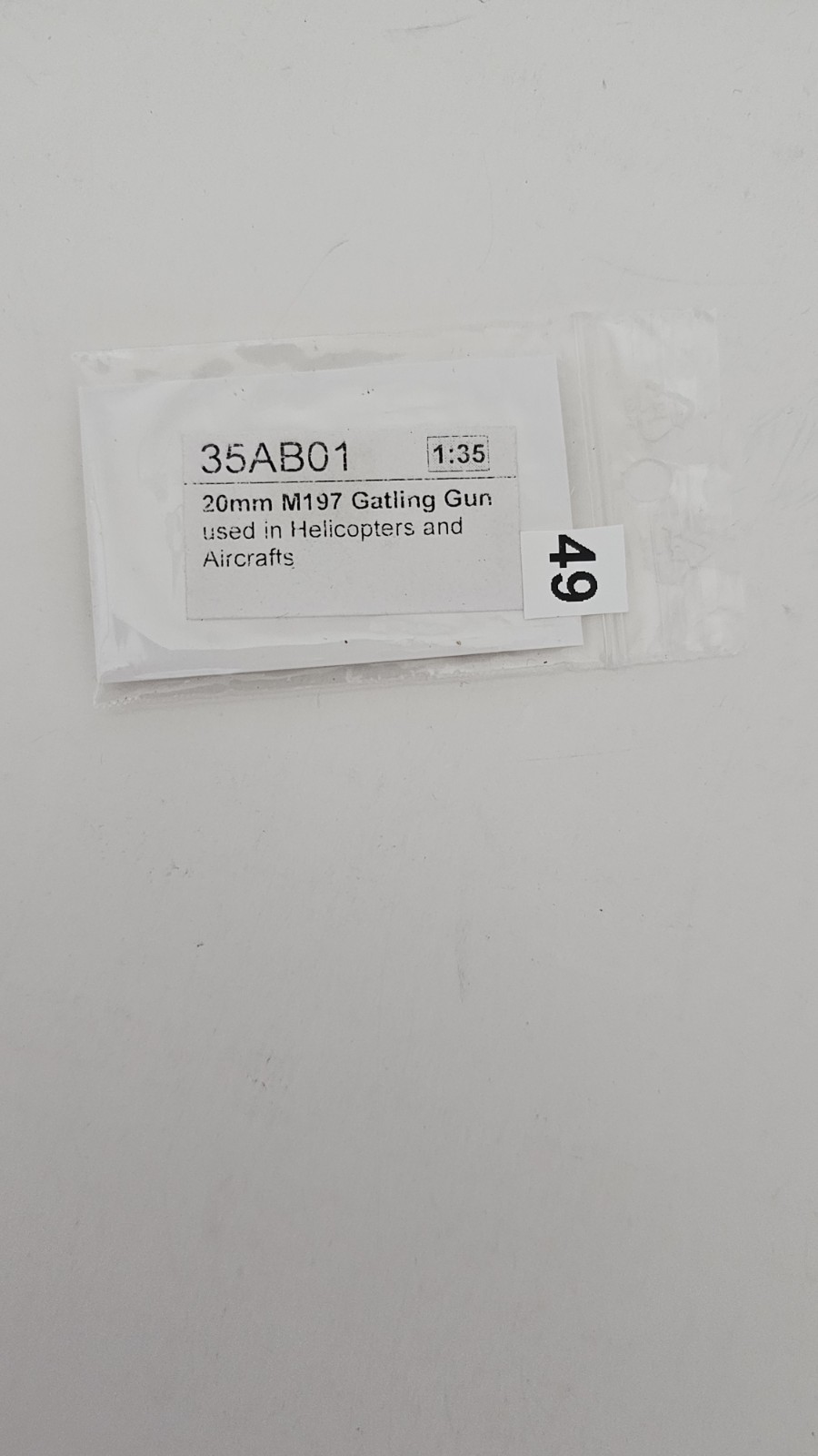 35AB01 20mm M197 Gatling Gun used In Helicopters And Aircrafts 1:35