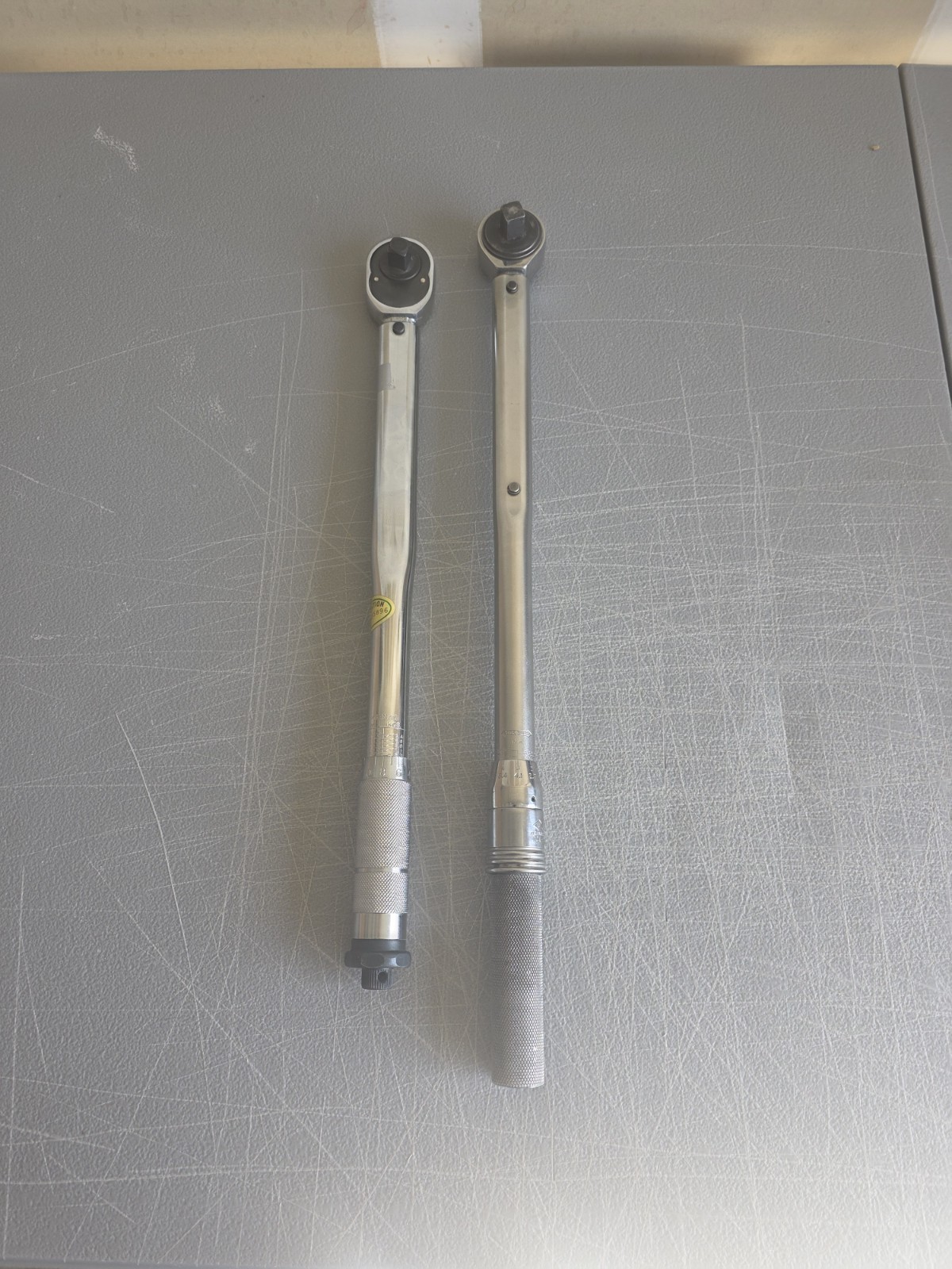 Two 1/2" Drive Torque Wrenches