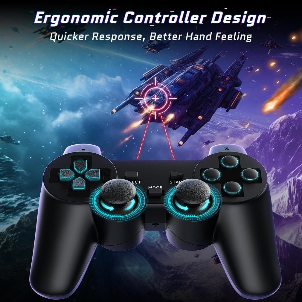 1pc P2 Style Black Wireless Controller Gamepad USB ort For PC Laptop computer