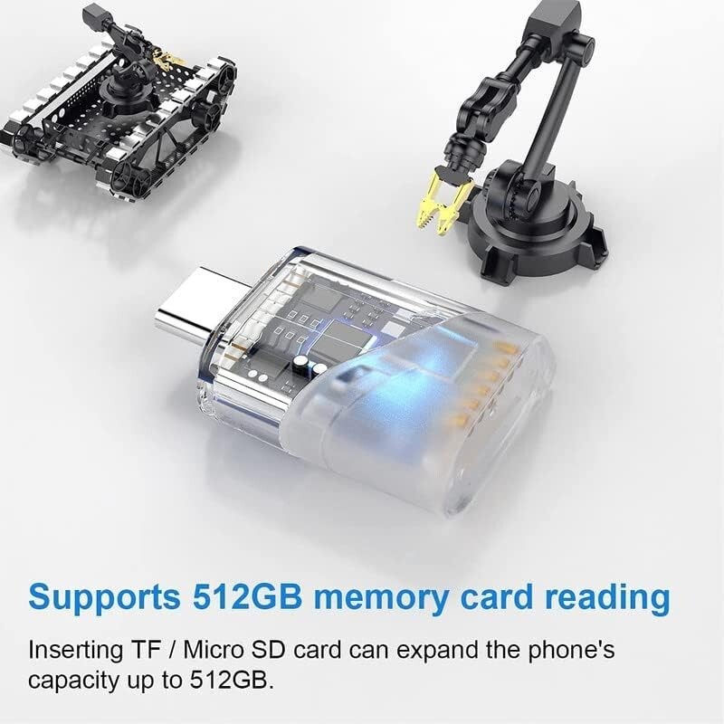 USB C TF Card Reader, Type C to TF Micro SD Card Reader, USB 2.0 OTG Memory Card