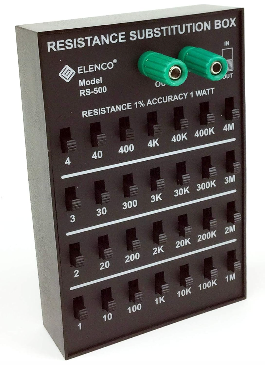 Resistance Substitution Box for Development/ Testing Electronic Circuits Hobby