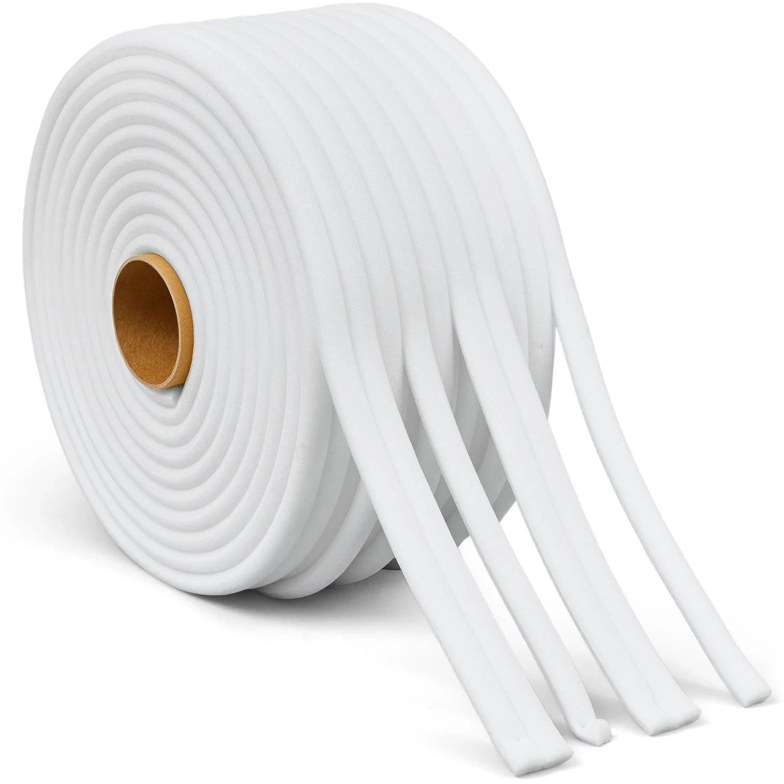 1 Roll - 1 Inch x 54 Yards Soft Edge Foam Masking Tape White Automotive