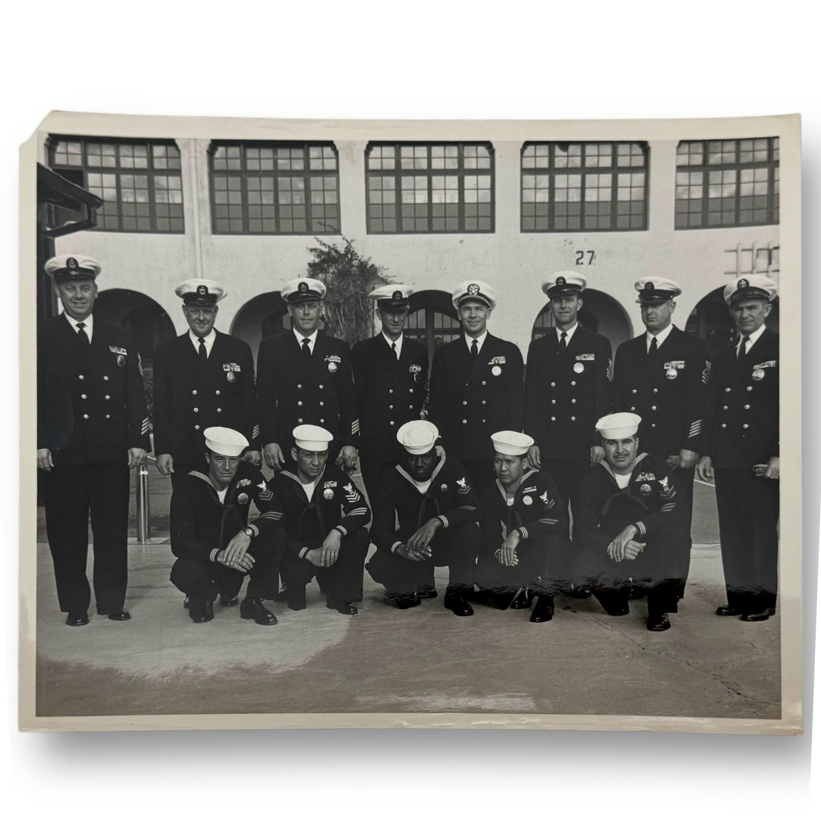 1950s San Diego USN Officers and Seamen 8x10" Photo