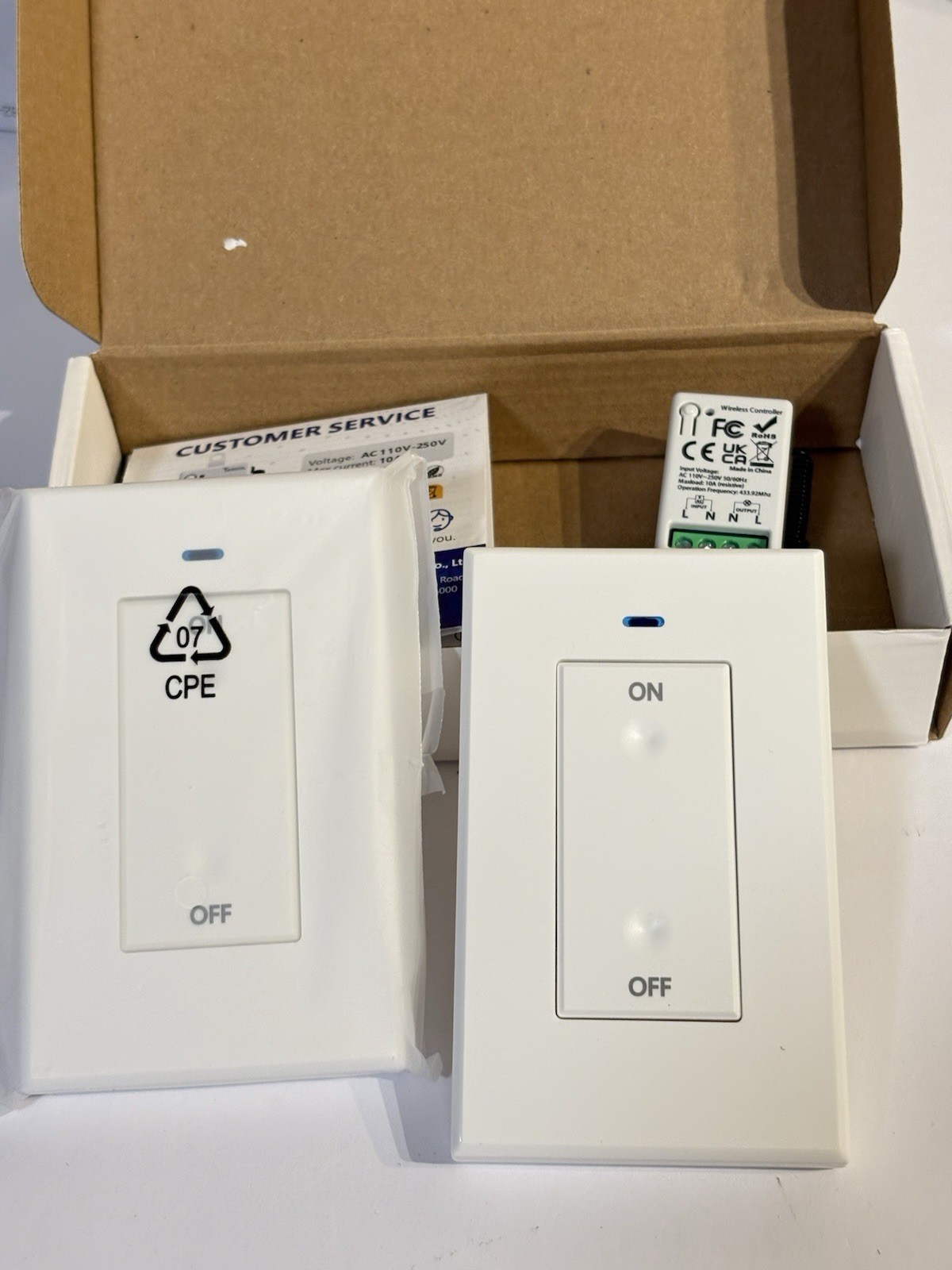 DieseRC Remote Control Switch Smart Home On/Off Wireless Controller