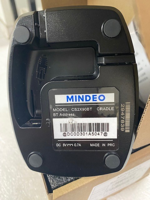 MINDEO CS2290-SR(BT) Barcode Laser Scanner W/ CS2X90BT Cradle